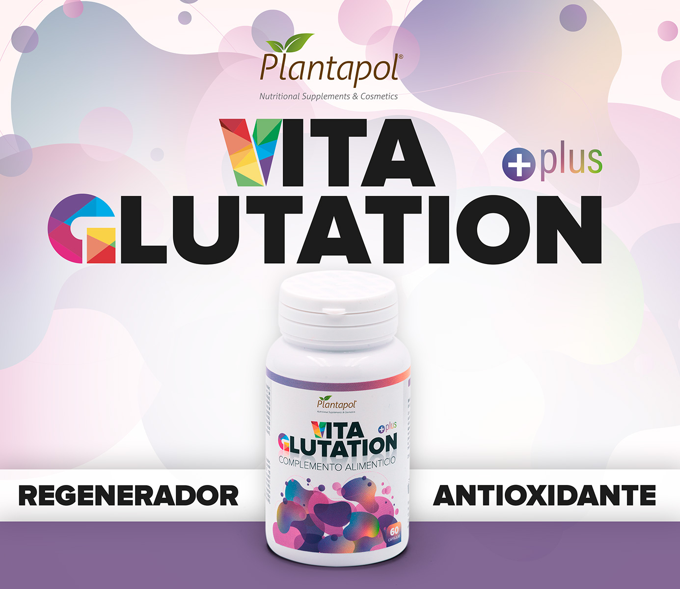 VitaGlutation Plus. Regenerante, antioxidante.